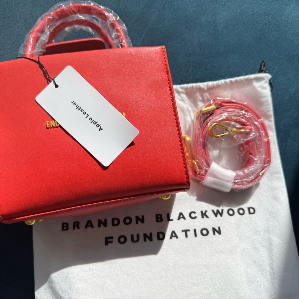 Brandon Blackwood Vibrant Burnt Orange Mini Bag